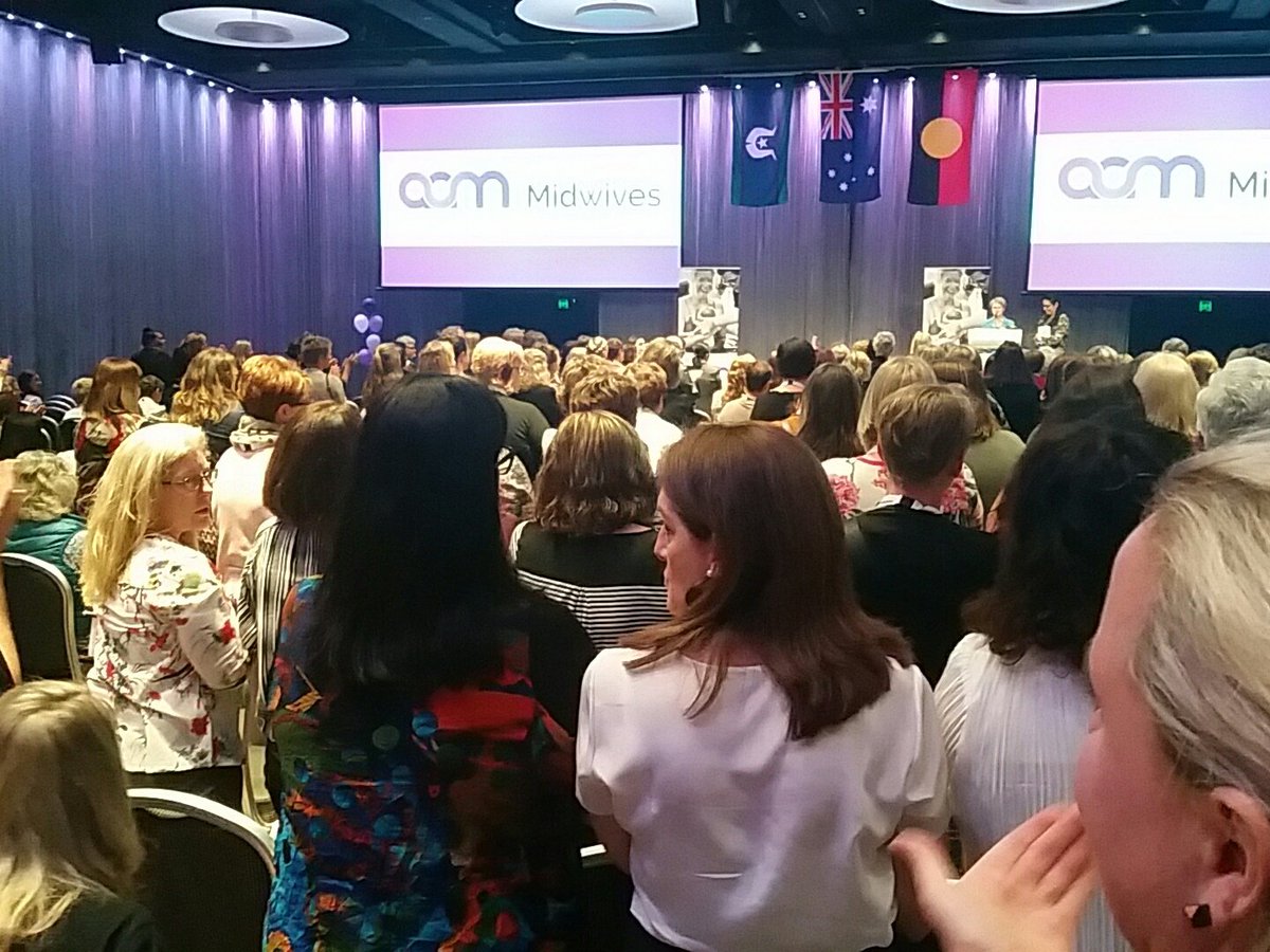 MidwivesACM's tweet photo. #ACM2017 Standing ovation for @janinemohmed https://t.co/AKdmlzgtSd