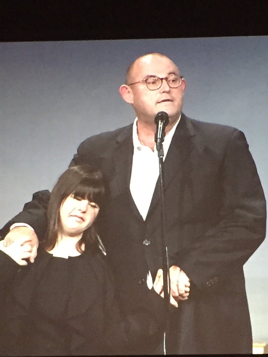 MarcyReedNG's tweet photo. Amazing @ronantynan singing to @Colette cookie master. Boy, is she inspiring!  Value your abilities, not worry about your disabilities! https://t.co/jPbzC3JJC6