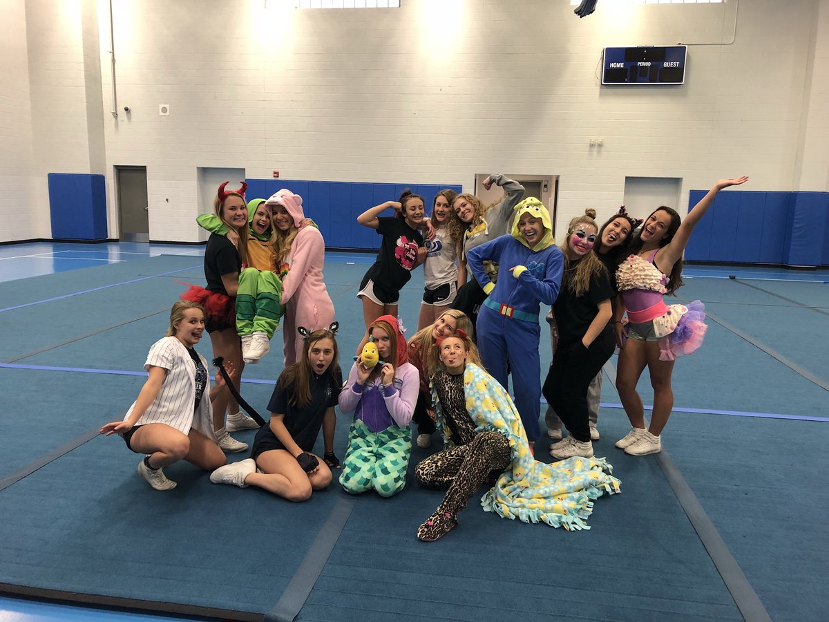 LCindianscheer's tweet photo. State Week!! Halloween themed practice!  Let’s do this ladies!!! 💙💙 https://t.co/OoaQAHjAnZ