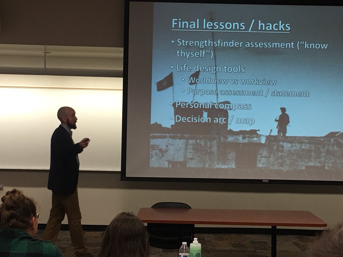 Andrew_D_Miller's tweet photo. GR8 pleasure 2 welcome AFG #Veteran @adpeppler 2 our @WWU LDST101 crs last wk 2 share hard fought/won personal &amp; org #leadership lessons https://t.co/umIIjkuTLC