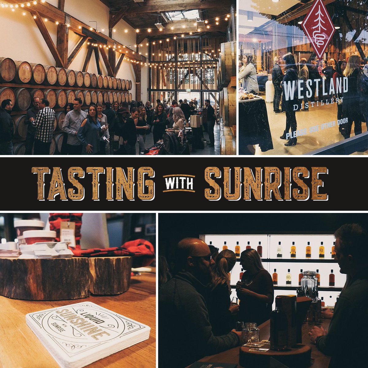 SunriseIdentity's tweet photo. A huge thanks to all of our clients and suppliers that came out to our whiskey tasting at @WestlandWhiskey https://t.co/Eg0DOnXRIJ