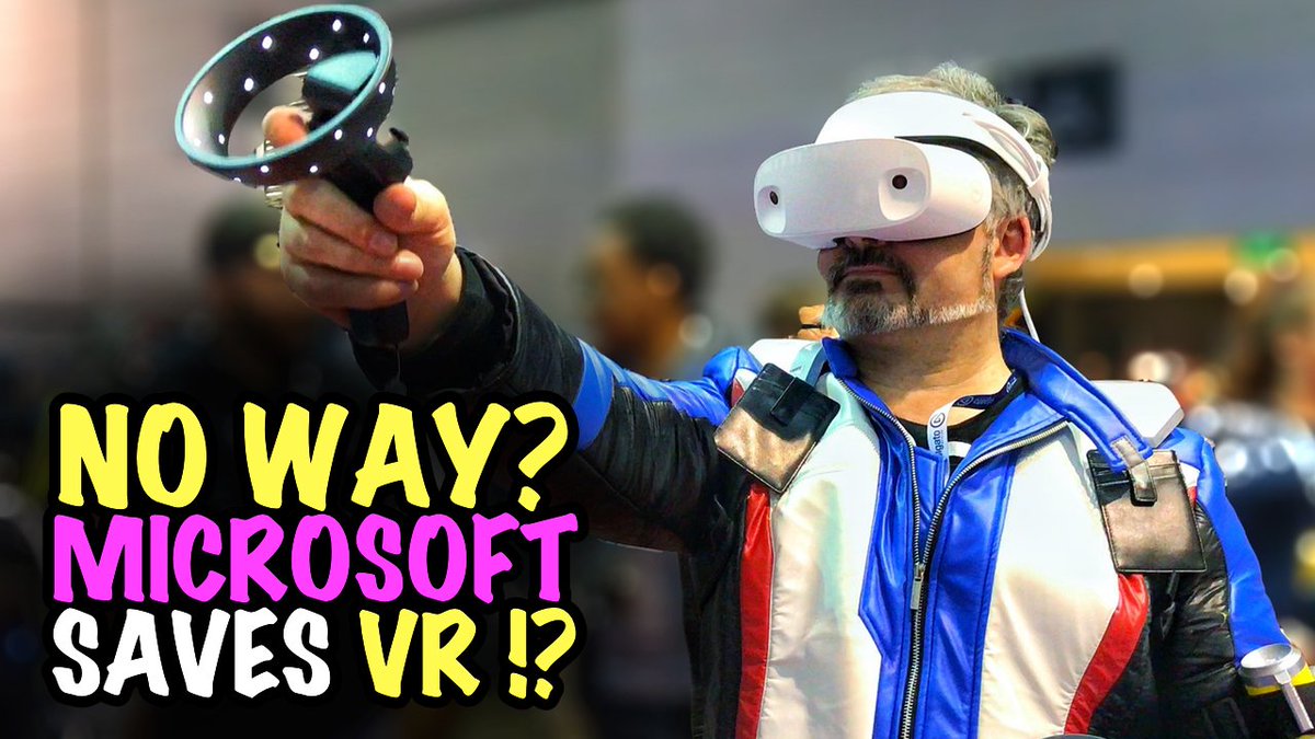 BluntNate's tweet photo. Surprised 😮
“NO WAY…. Microsoft SAVES VR !?”
https://t.co/m8b86MI8bC
#MicrosoftVR #mixedreality #VR @LenovoANZ @AcerANZ @Dell @MicrosoftAU https://t.co/sXf08W0zpM