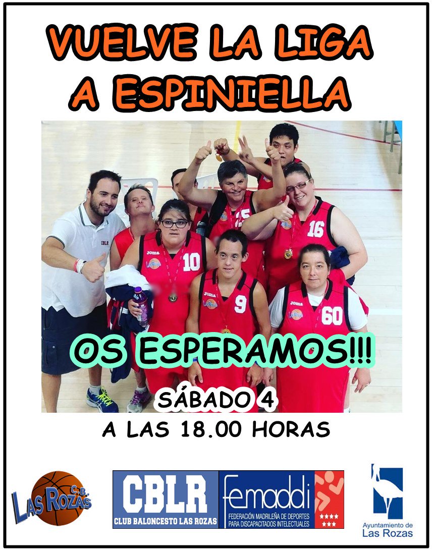 cblasrozas's tweet photo. Nuestro equipo que participa en la liga @femaddi estrena temporada en casa. Os esperamos!!! @Ayto_Las_Rozas @ChorenJavi https://t.co/eWsoUcfIYs