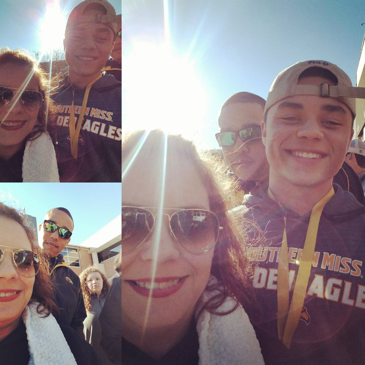 jentroi79's tweet photo. Great Visit 😄 #SOUTHERNMISS
#mylongsnapper #mybabyisgrowinguptoofast https://t.co/ZxNkKZD8a7