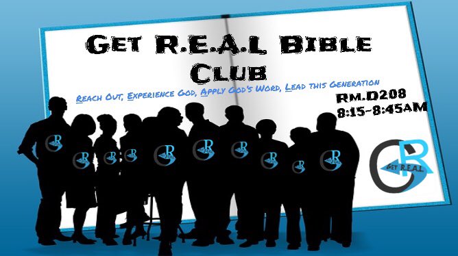 GetREAL_7's tweet photo. Get R.E.A.L Bible Club tmmr mornin be ready to receive an encouraging message that will be the light of your day! #godisgood #vmhs #rmD208 https://t.co/lfZBKr8u4h