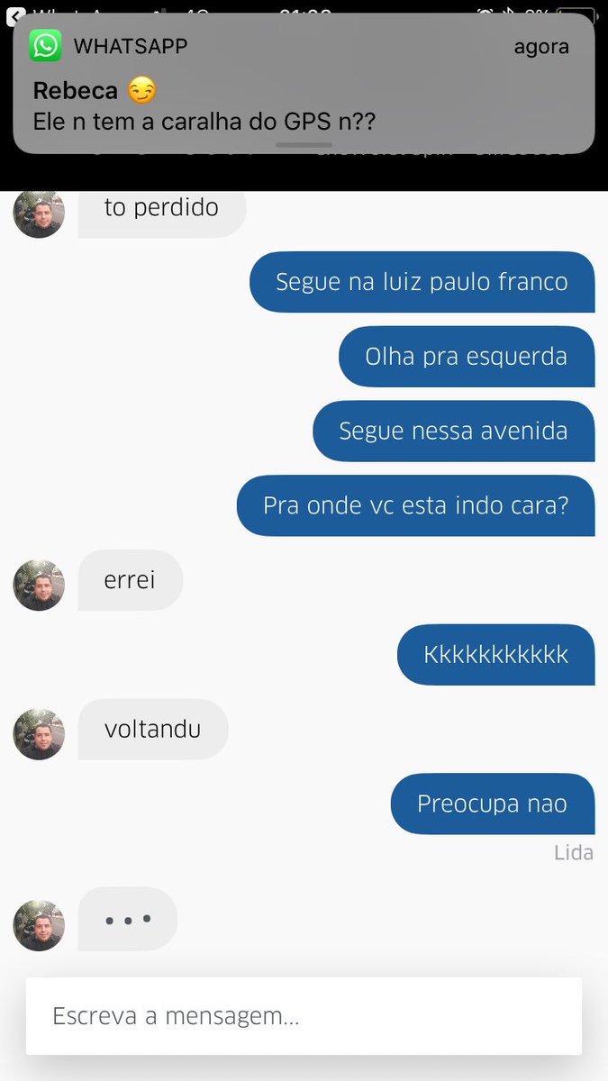 nicolaom102's tweet photo. As coisas q acontecem no uber https://t.co/f6ewXghxP3