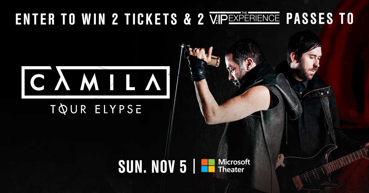 peacock_theater's tweet photo. Last day to enter to win 2 tickets &amp; 2 VIP Experience passes to @CamilaMX on 11/5! #TourElypse 

https://t.co/mGSOlGnNdT 
Ends 10/31 - 10 AM https://t.co/dyWKw4r6fN