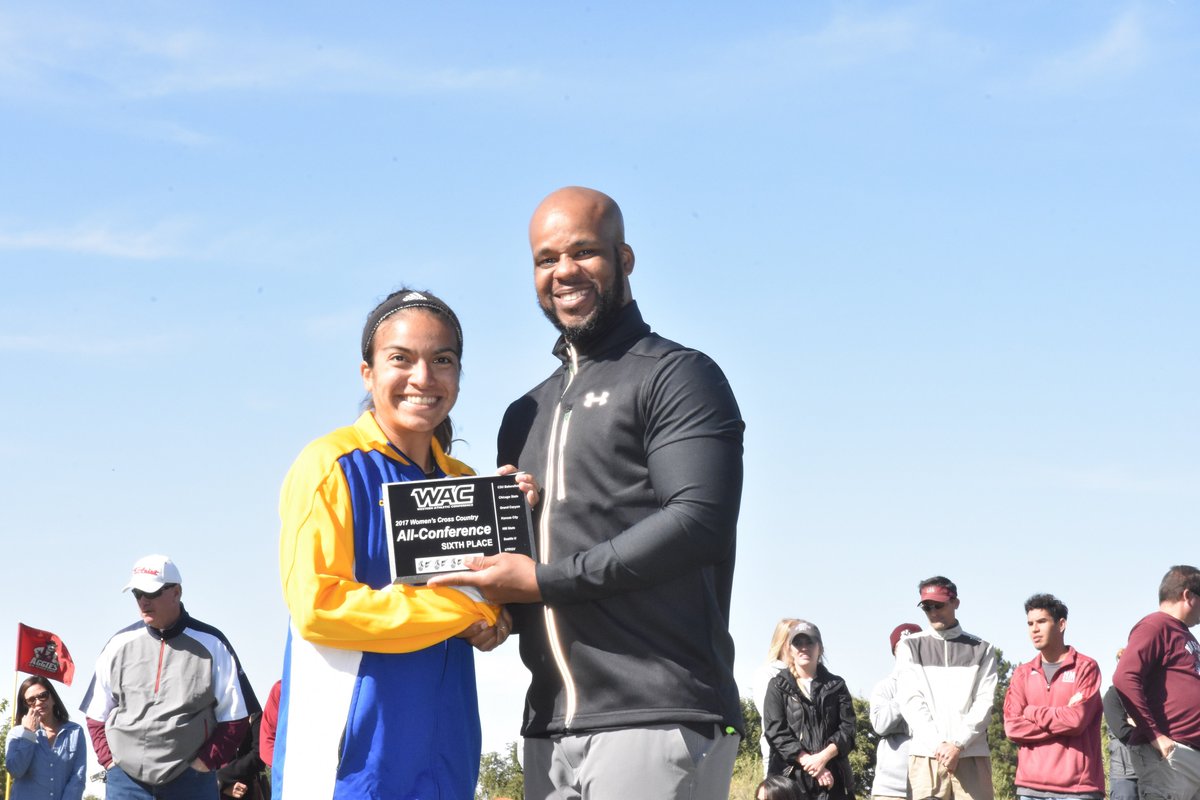 CSUBAthletics's tweet photo. #CSUBxc: ICYMI: Angel Valdez earned First Team All-WAC & CSUB's best-ever finish (6th) at the WAC Championships Saturday! #allrunners #WACxc https://t.co/Qeudldc7RB
