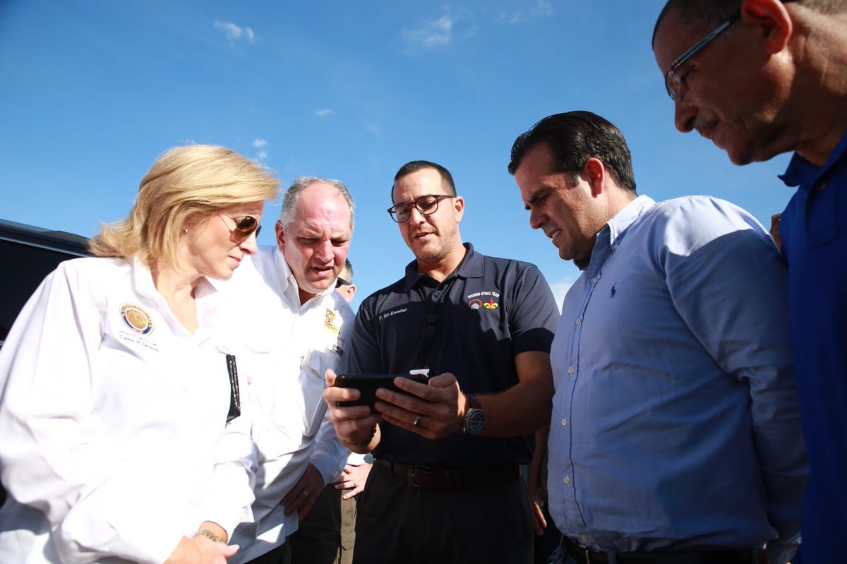 GilEnsenat's tweet photo. Hoy nuestro gobernador @ricardorossello anunció el nuevo programa #TuHogarRenace, junto @LouisianaGov y Betito Márquez en Toa Baja https://t.co/71cbVZqCQs