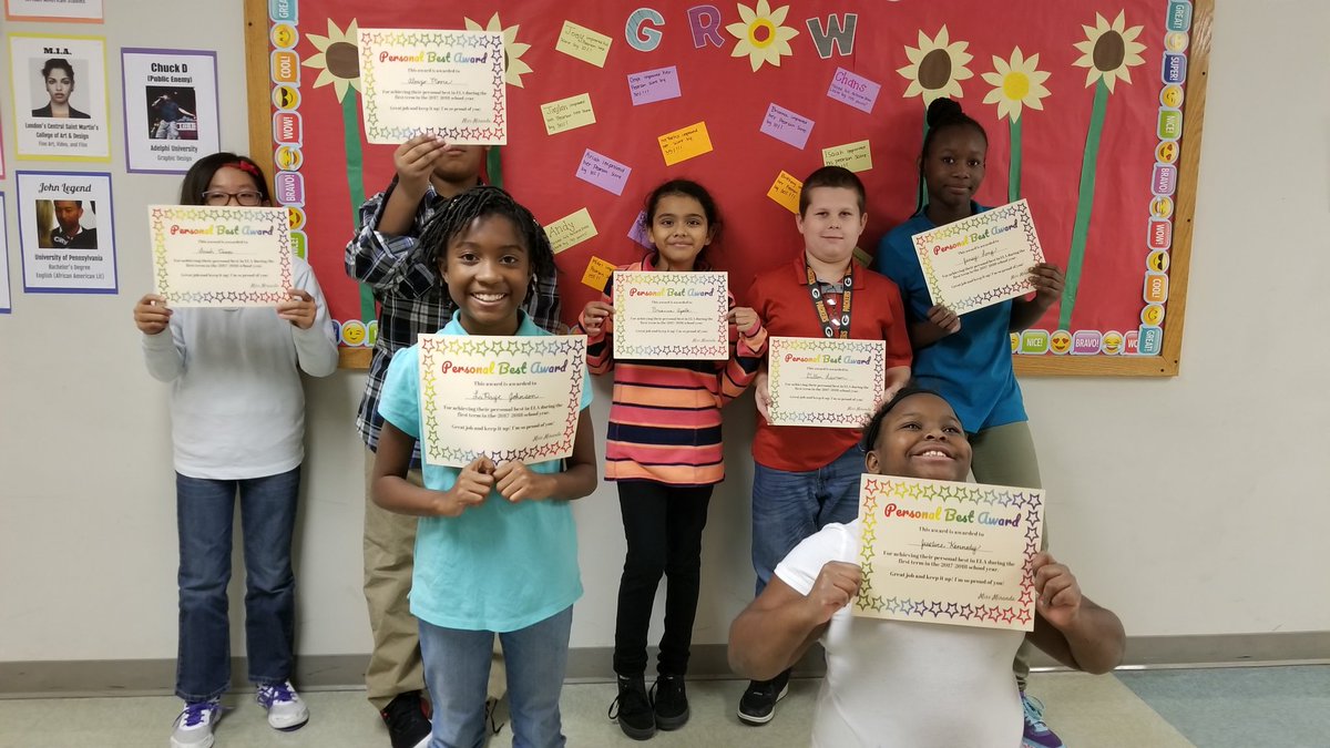 MissCMiranda's tweet photo. Congrats to my little Cougars, who worked super hard &amp; gave their personal best in ELA for the first term! Keep it up! #YouMatter https://t.co/3hXyMnnxFp