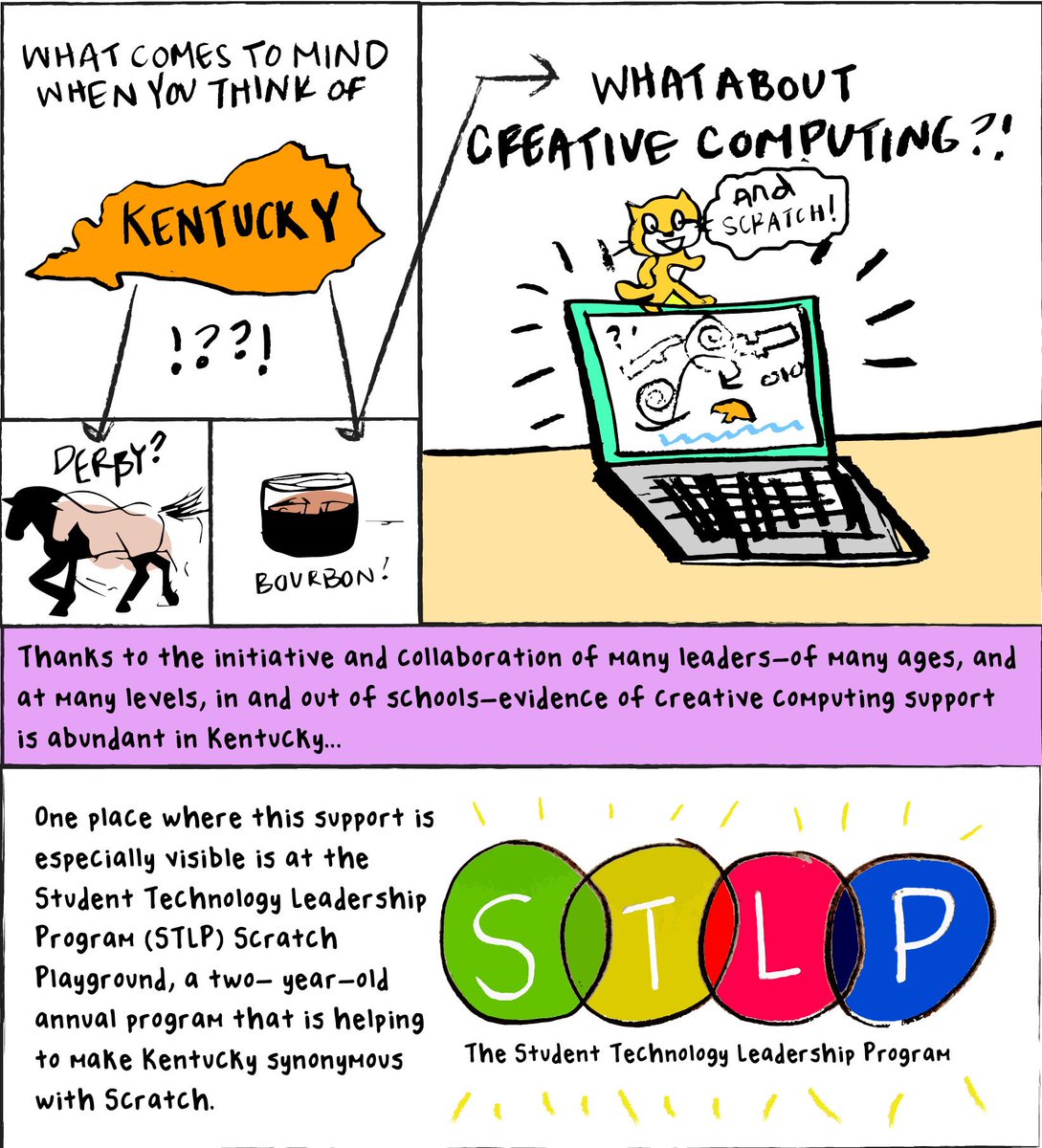HGSE_CCL's tweet photo. Curious about what student-centered creative computing looks like in action? Learn from Kentucky!  https://t.co/nd23yGTGRu … @TOTALTeacher https://t.co/gRxyo3xXUR