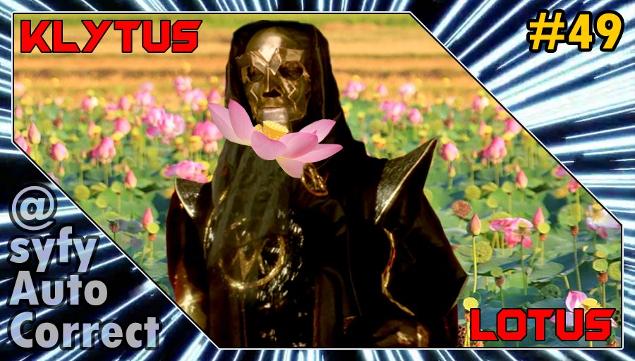 syfyautocorrect's tweet photo. Klytus / Lotus
#flashgordon #boreworms #DaniloDonati #autocorrect 49
@lifeafterflash @ToddAOStudios @HansZarkov @hailmingpowerhr https://t.co/NmSJBcGBWW