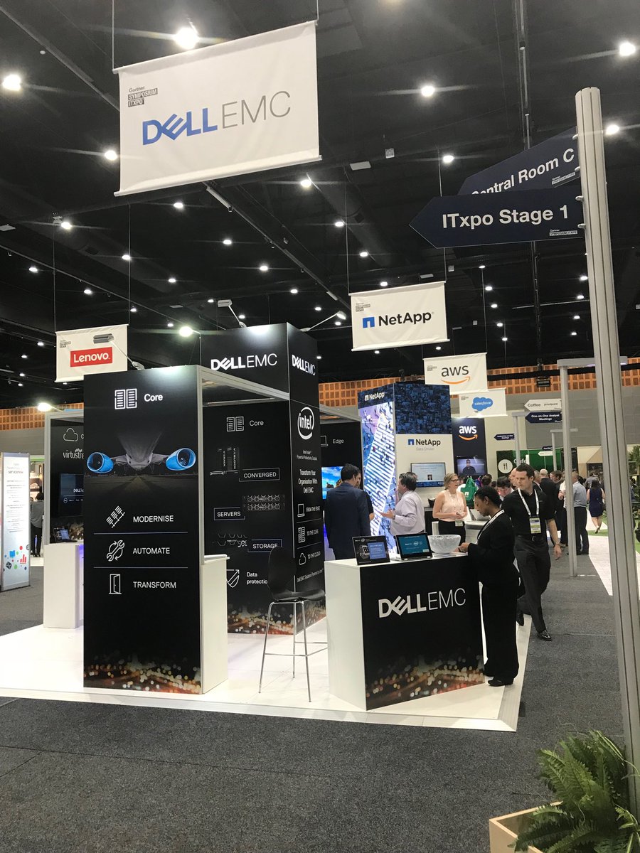 Doors just opened #gartnerSYm . Drop by the @DellEMCANZ booth