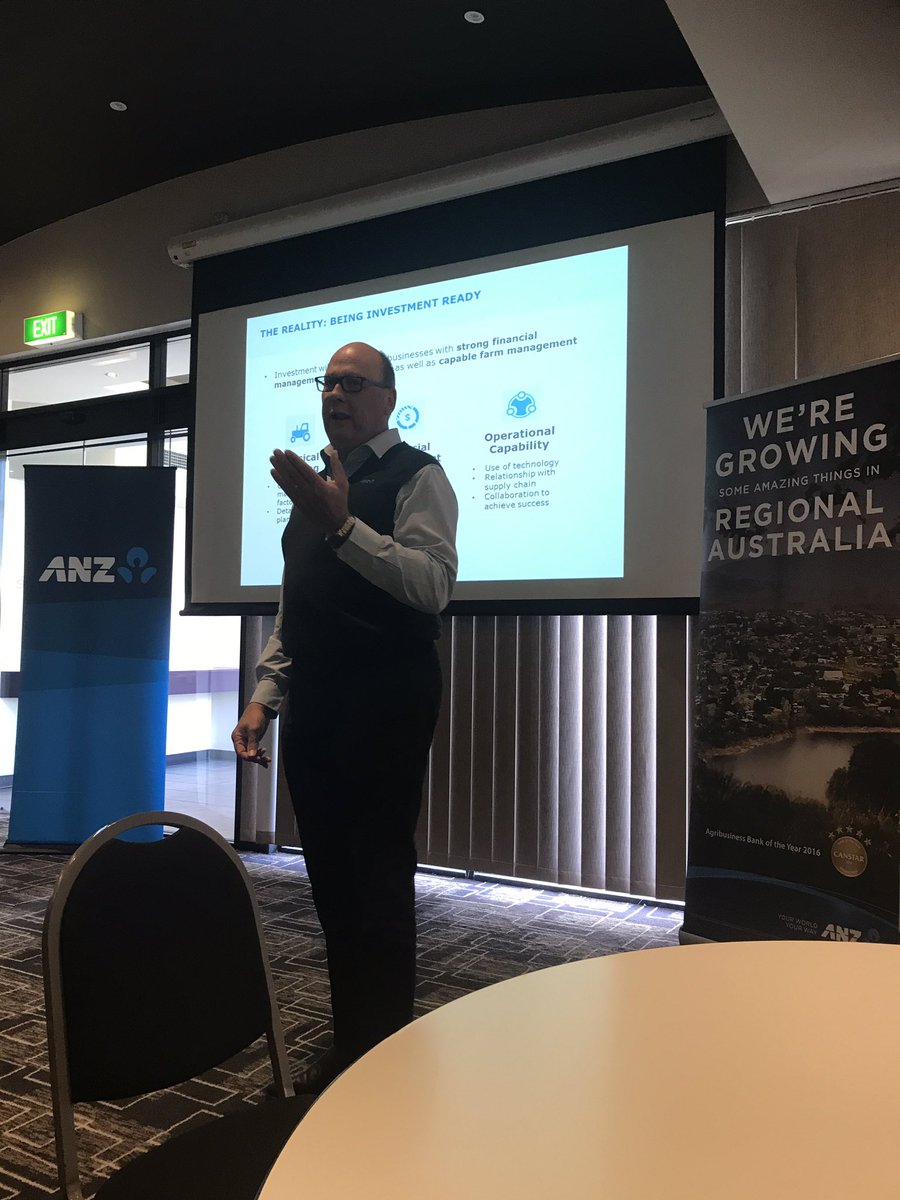 Aust Agri +7% YOY growth for the past 20 yrs, but where are the Aus Super Funds #fundingourfuture #anzagri