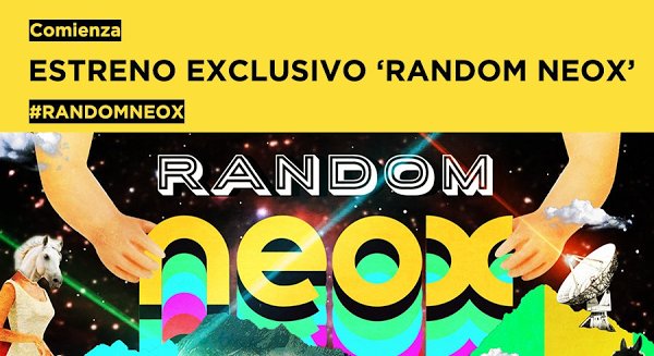 neox's tweet photo. Ahora en #Neox y @AtresPlayer lo más loco de las redes sociales y la tele, #RANDOMNEOX https://t.co/GIGLyUdx3K https://t.co/SXZ1KzLPA5