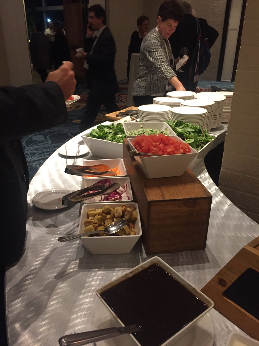 ObesityWeek's tweet photo. The #TOSPARTY is in full swing! Stop by, grab a drink and snack on delic crab cakes! #OW2017 https://t.co/8RMCJL5CmI