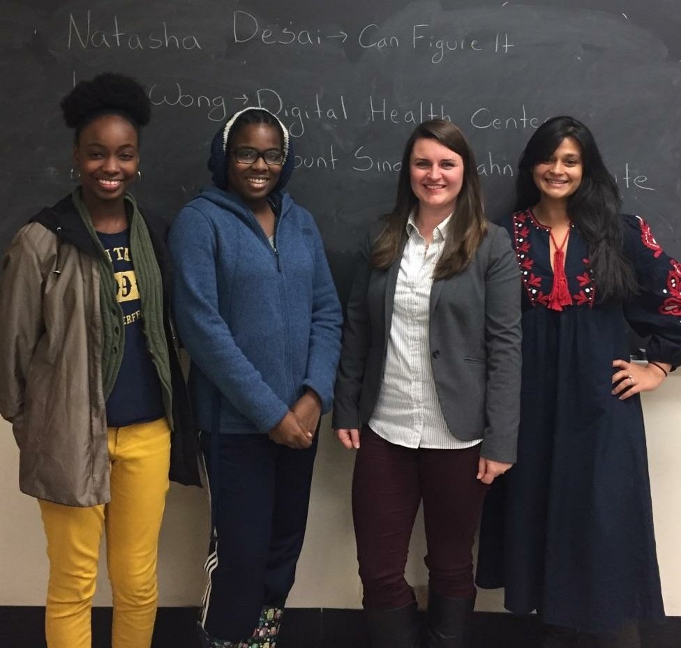 KatNotKate's tweet image. Thanks @BarnardCollege and @lizskoski for hosting the #womeninSTEM discussion. Had a blast talking about careers &amp;amp; working @MountSinaiCDH