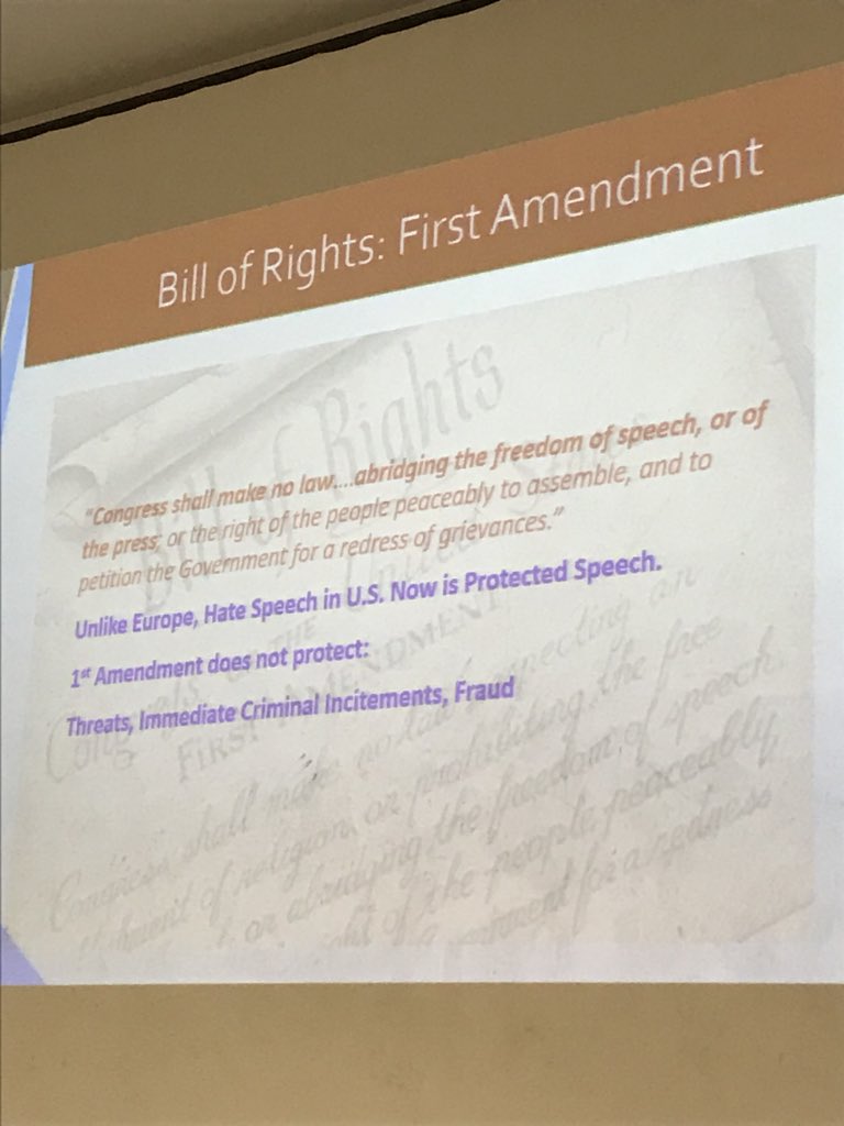 KendallPennyHi1's tweet image. Forty-five states in Federal Government have hate crime laws. Brian Levin breaks down American law and hate crime. #actionnotreaction