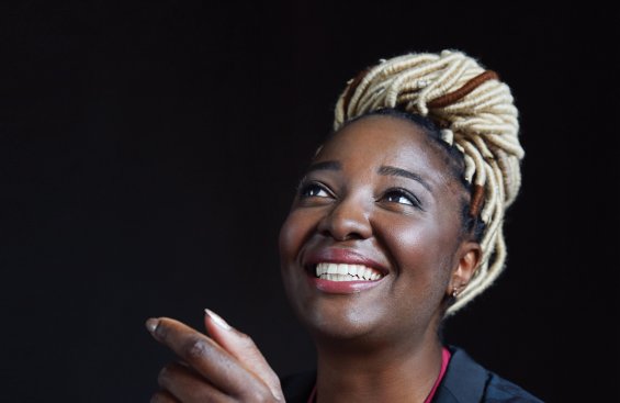 EdifyEdmonton's tweet photo. #Top40YEG Morenike Olaosebikan uses creativity to educate/engage the community around social issues related to HIV. https://t.co/bRjb1pW9RY https://t.co/PEv9pcSwkH