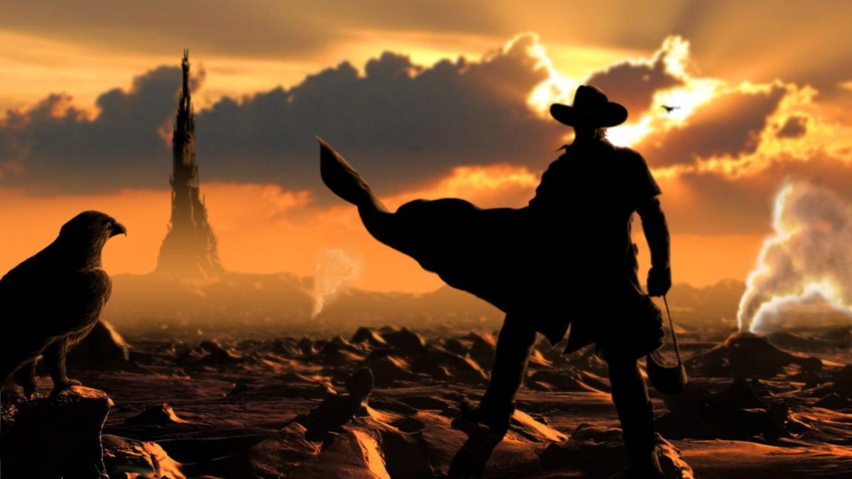 ComicBook's tweet photo. ICYMI: Stephen King revealed the real reason he wrote The Dark Tower: https://t.co/vqnypDq1CJ https://t.co/u62Eg20sTu