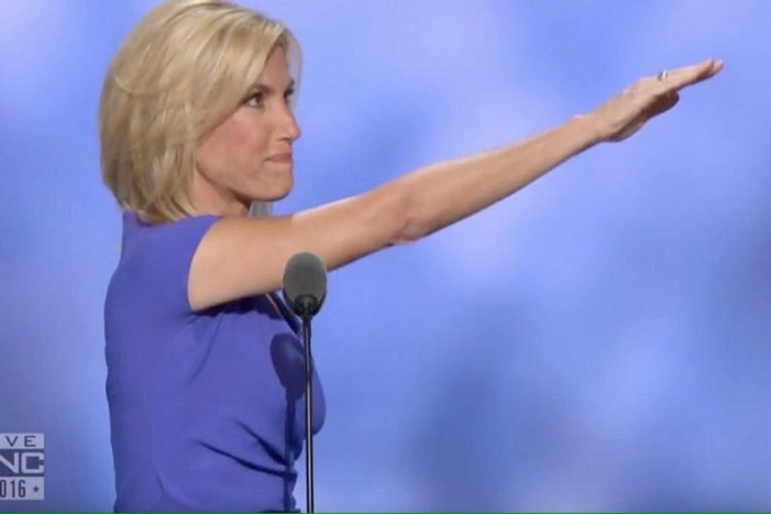 @Mediaite You did this at the RNC2016. I will NEVER let you forget. #NaziGirl