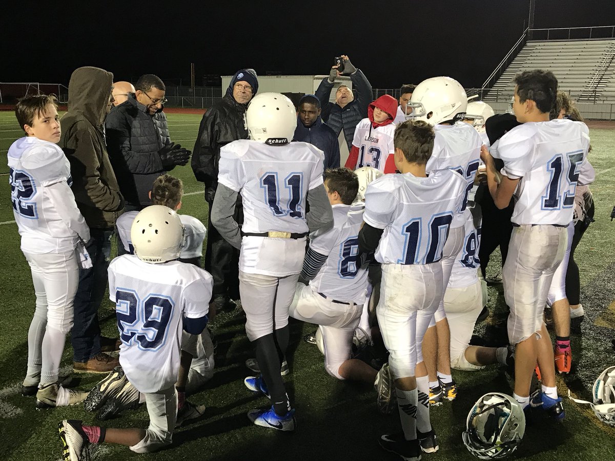 GelloTV's tweet photo. The guy was born to be a leader. Proud of this kid. Way to play today stink. #DadLife #LarsonRebels https://t.co/0R9LzFrpwx