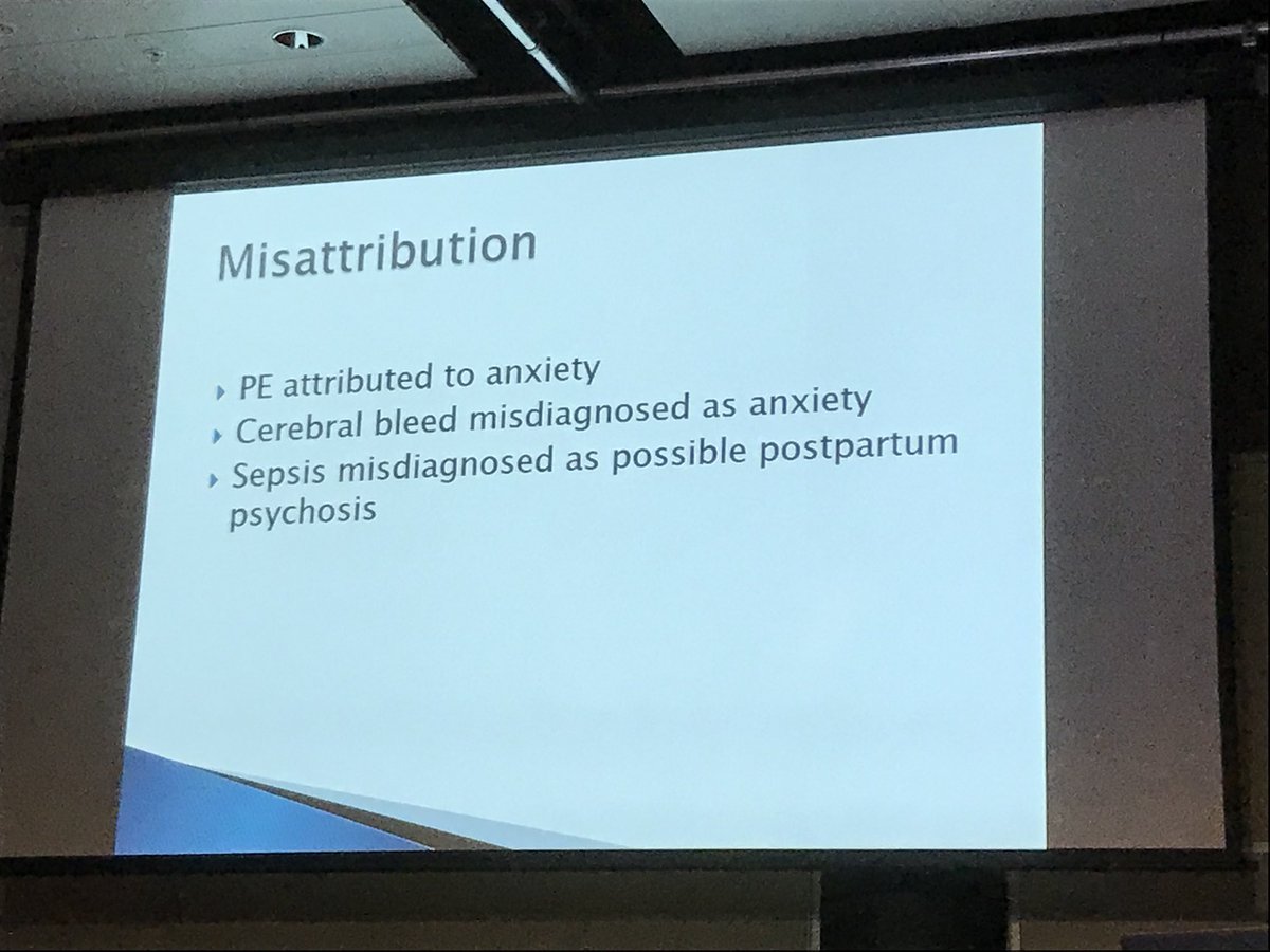 Don’t dismiss mental illness symptoms as mental health. These women all died. <a href="/Black2Jo/">Dr Jo Black</a> #ranzcog17