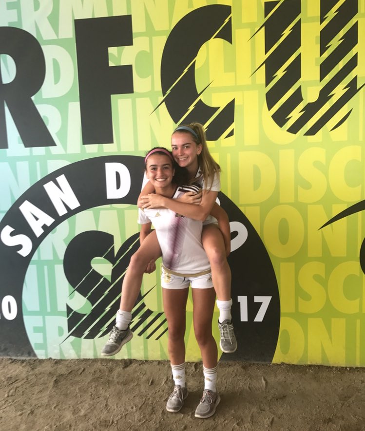 Lexitrucco's tweet photo. So proud of my sista for committing to play D1 soccer at Cal Poly! No one deserves this as much as you do nik, ur gonna kill it stud!💚💛⚽️ https://t.co/9FRswrOgVD
