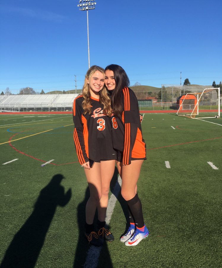 Lexitrucco's tweet photo. So proud of my sista for committing to play D1 soccer at Cal Poly! No one deserves this as much as you do nik, ur gonna kill it stud!💚💛⚽️ https://t.co/9FRswrOgVD