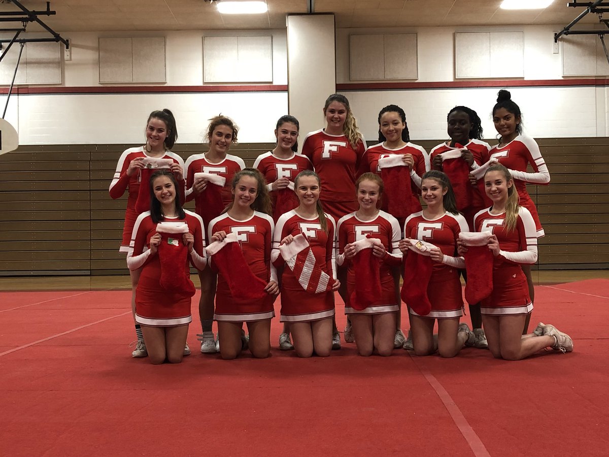 FleetwoodCheer's tweet photo. Celebrating Christmas before Halloween? Why not! We love our new Varsity Uniforms ❤️ @VASF_Updates @VSFCrystal https://t.co/QpCyA8gVOT
