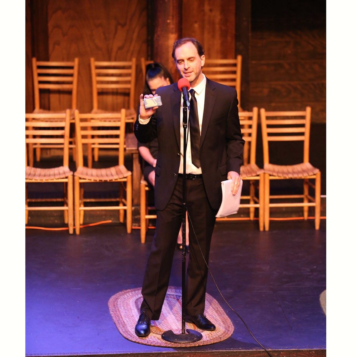 asmithharrison's tweet photo. As Harry Von Zell in THE JOAN DAVIS SHOW #LendMeAnEar 14 #sagaftra #voiceactors -#voiceovers #atlantaactors #radioplay https://t.co/iw8WCFx8uO
