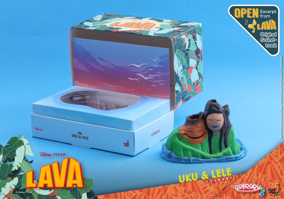 coleu4ria09's tweet photo. LAVA - Uku and Lele Cosbaby 
#hottoys #cosbaby #lava #uku #lele #Disney #lavasong https://t.co/BcDg39BeBY