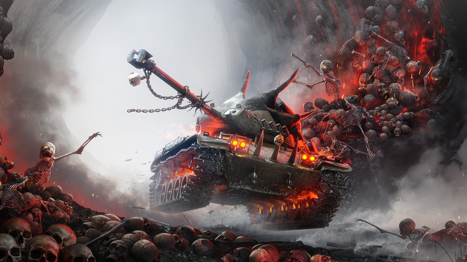 World Of Tanks Console On Twitter Need A Spooky Background Or Wallperp The Hollenhund Riding A Wave Of Skeletons Spooky Enough For Ya If So Then You Re Welcome Https T Co 85jystrsjf