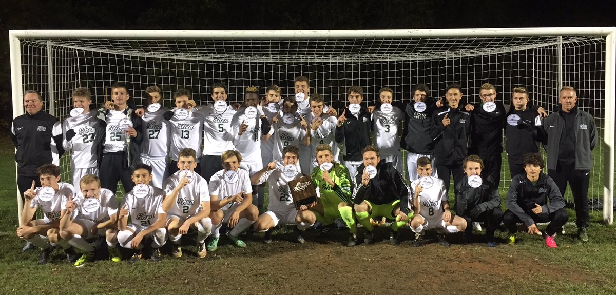 ShenAthletics's tweet photo. It was a pretty good day to be a Plainsmen Soccer player! Congrats @ShenSac &amp; @ShenGirlsSoccer who both win Sectional Championships! #2Chips https://t.co/URk0x4OmKz
