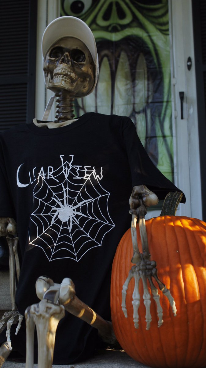 ClearViewClo's tweet photo. if you don't own this shirt are you allowed to consider yourself spooky? 🕷🕸🖤https://t.co/TytLZOFrtj https://t.co/pIfRQgbK31
