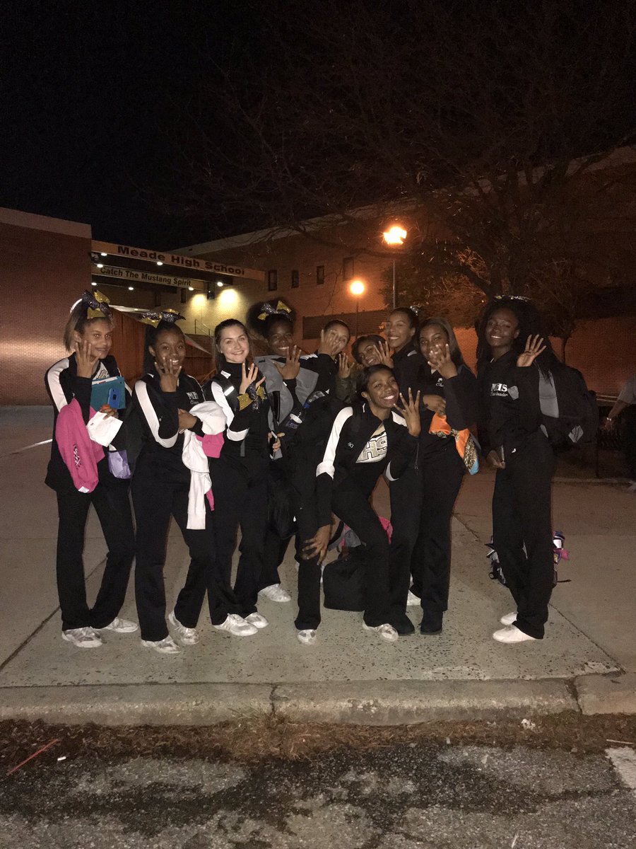 Cheerleading finishes 4th at counties and will advance to regions ! Unbelievable job ladies ! #LetsGoMustangs