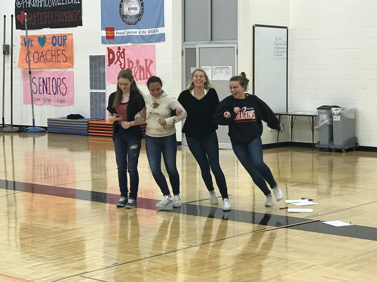 parkrapidsmath's tweet photo. The fun with learning math. Doing physical movement with linear and angular velocity. #prmath https://t.co/T5Hc4LE641