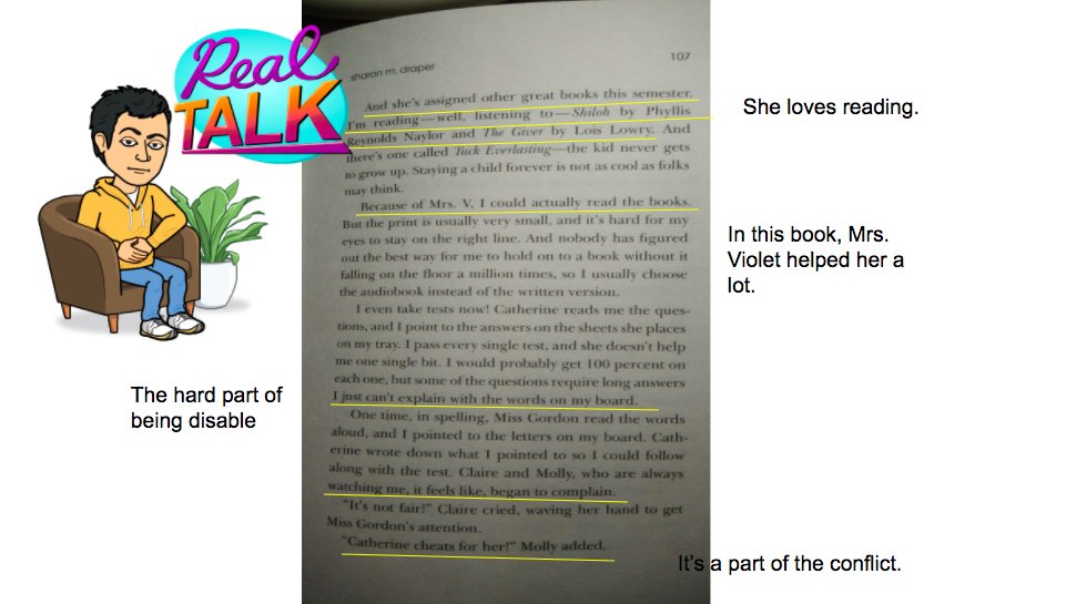 SeanCheng0220's tweet photo. Out of my mind #BookSnaps 2, by @sharonmdraper .
#KAStw @ms_marcum #BookSnaps https://t.co/WGQBcL32P4