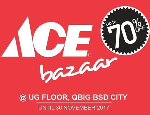 Info_Bintaro's tweet photo. #ShopBintaro Belanja sekarang ke @ACEIndonesia kamu akan mendapatkan promo Buy 1 Get 1 hingga diskon sampai 70% di @QBIGBSD Lt. UG https://t.co/fEKUbdeg8v