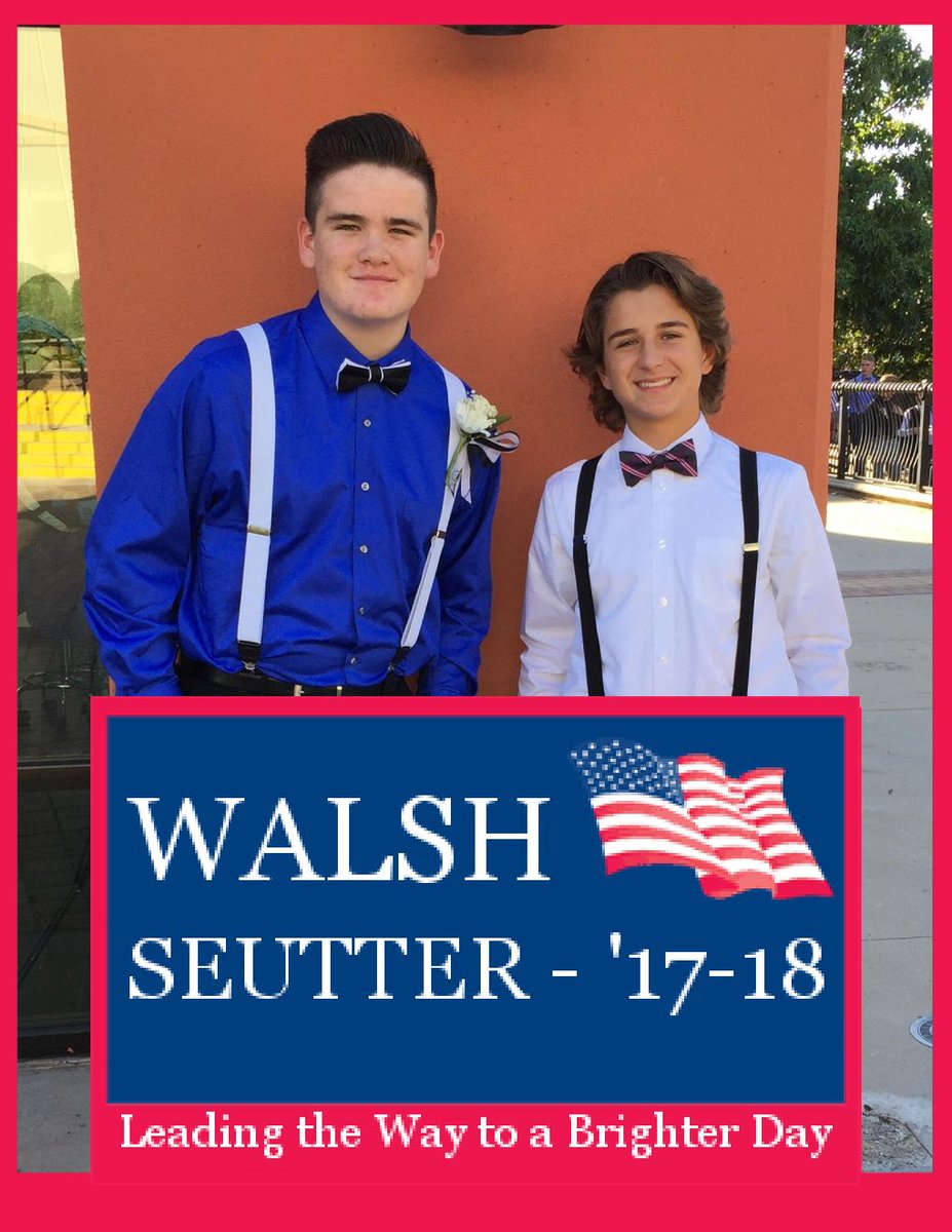 therynewalsh's tweet photo. Vote Ryne Walsh for PRESIDENT and Landon Seutter for VICE PRESIDENT!! 🇺🇸😉 spread the word https://t.co/fQf193TXOw
