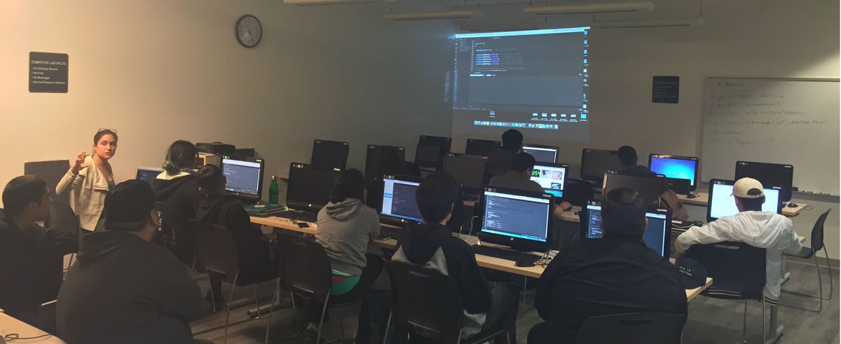 leonardoysosa's tweet image. @Mpowel85 teaching C++ during our IoT Class today for the Fall 2017 Cohort! #youbelonghere #learningIoT