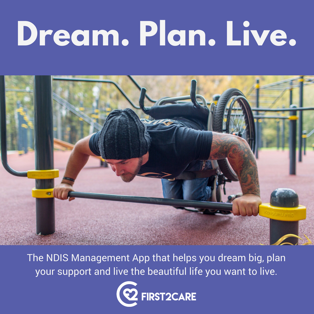 First2CarePM's tweet photo. Dream of the life you want to live. Make the best plan you can. Live your beautiful life and achieve your goals. #first2care #NDIS #goals https://t.co/YqUtnnu1LZ