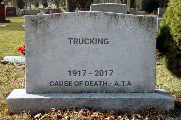 B18wheeler's tweet photo. @TRUCKINGdotORG admit it eld is not about safety is about controlling the industry the way you want &amp; that's to have the little guy gone you're killing trucking. It's not the little guys fault that you mega carriers can't keep up with us #eldorme https://t.co/E6jcRqyXBA