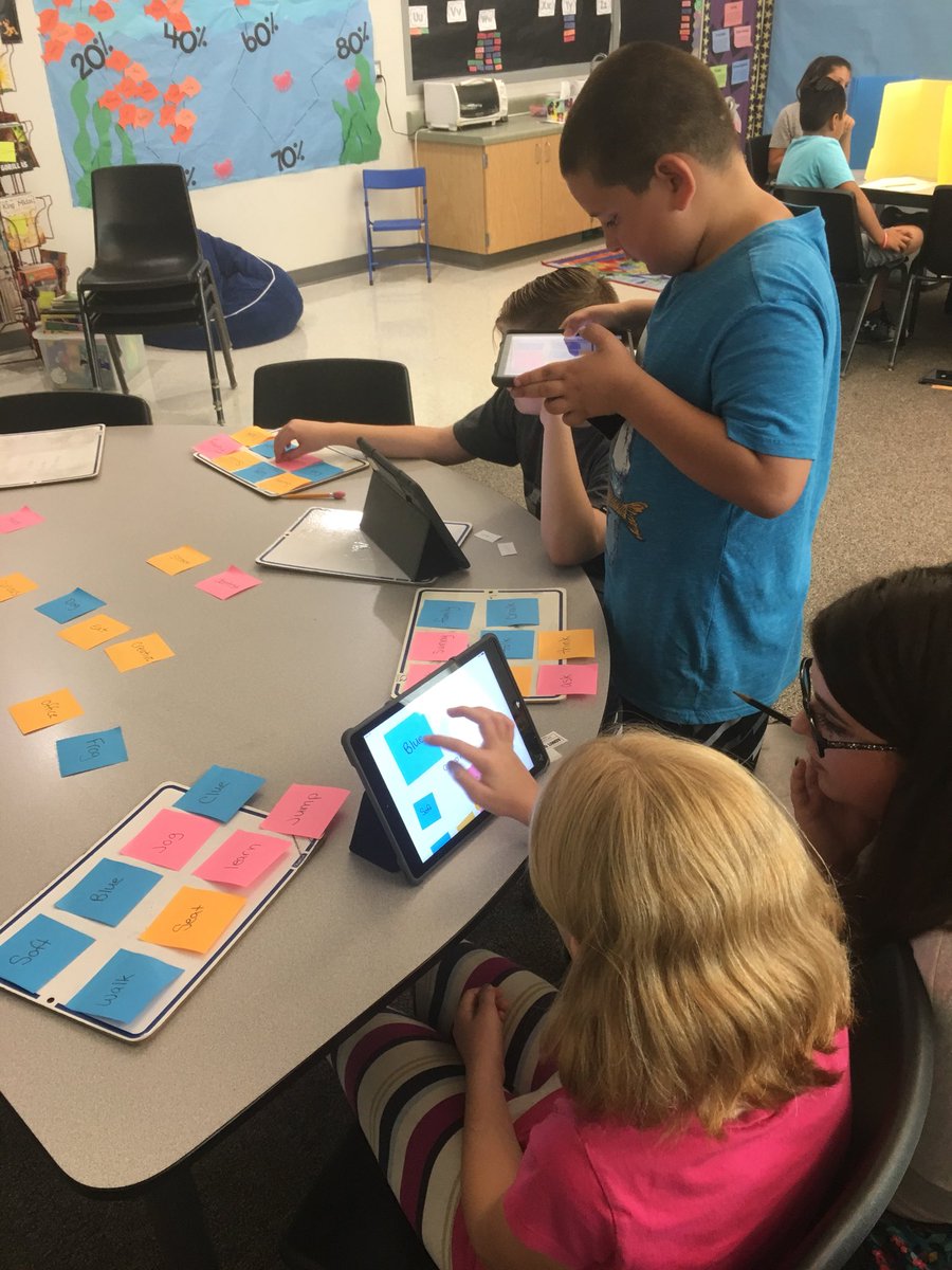 staciefleisch's tweet photo. Ss in @know_it_nalls class using #postitplus to organize words by parts of speech or beg/end sounds. @1toworldburton @Postit https://t.co/kSjyQwtS9f