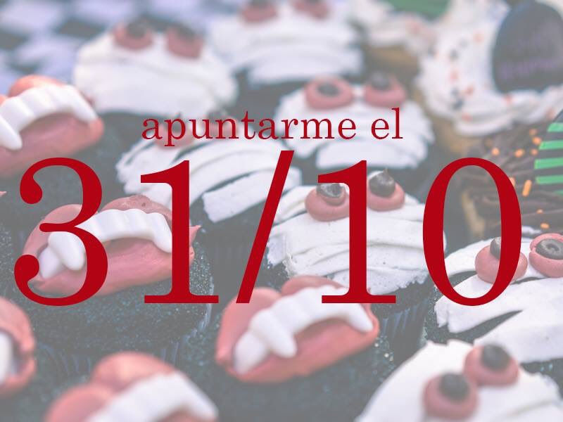 CookingParties's tweet photo. #Taller de #Halloween  para niños #deliciosamente #terrorífico para elaborar y decorar #cupcakes y #galletas y concurso de disfraces. https://t.co/RSQzPVSlY2
