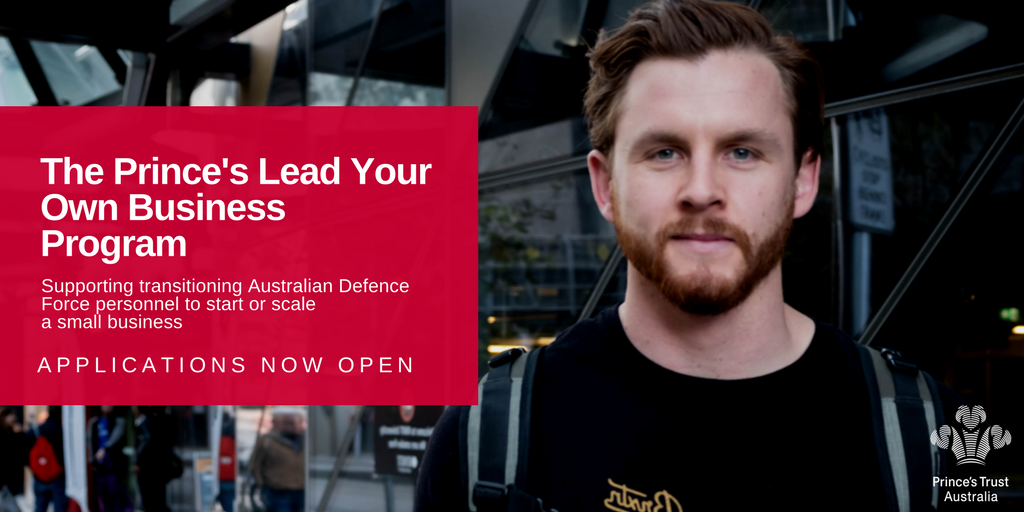 Calling all #entrepreneurs: our PLYOB program helps #ADF personnel into small business. Apply now for 2018: goo.gl/VPUjBx
