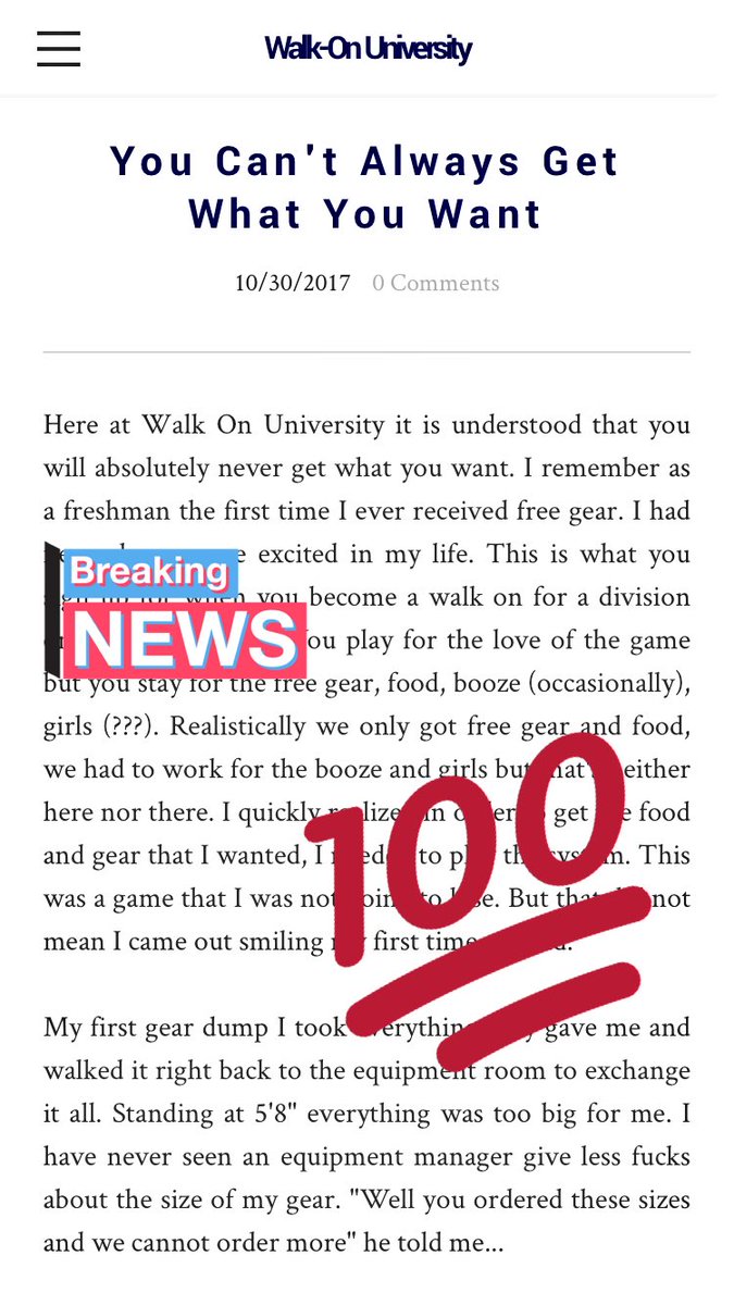 First post is up! Go read it. Author: @SteveOBarstool