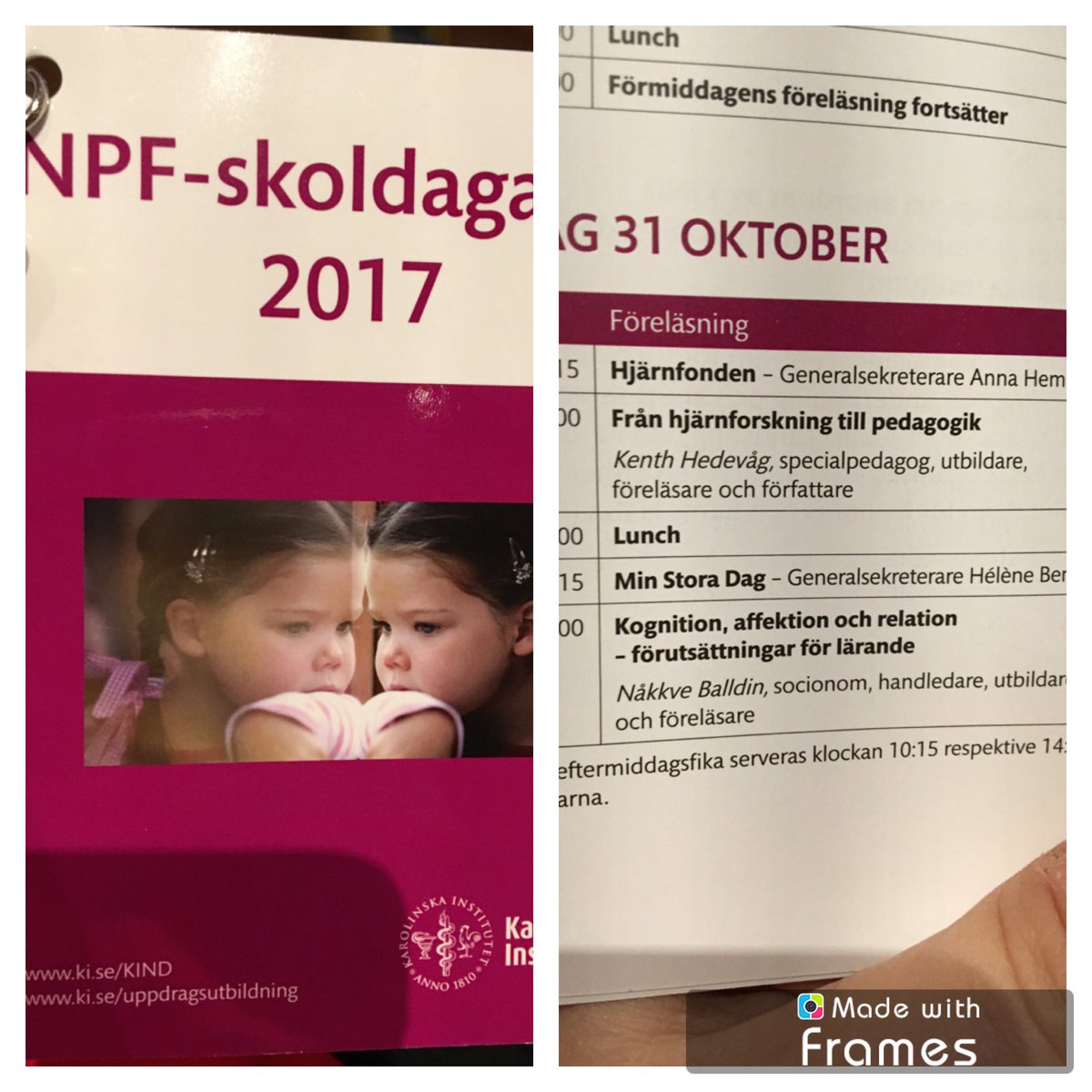 Ulrika_ia's tweet photo. Dag 2! Spännande! https://t.co/Nu6GS8h3GE