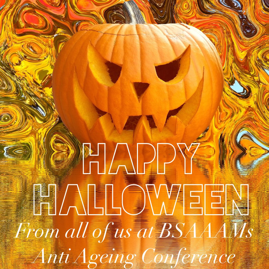 AntiAgeingAACL's tweet photo. Happy Halloween from all of us at the BSAAMs Anti Ageing Conference #Halloween https://t.co/TPMs6dQxt4