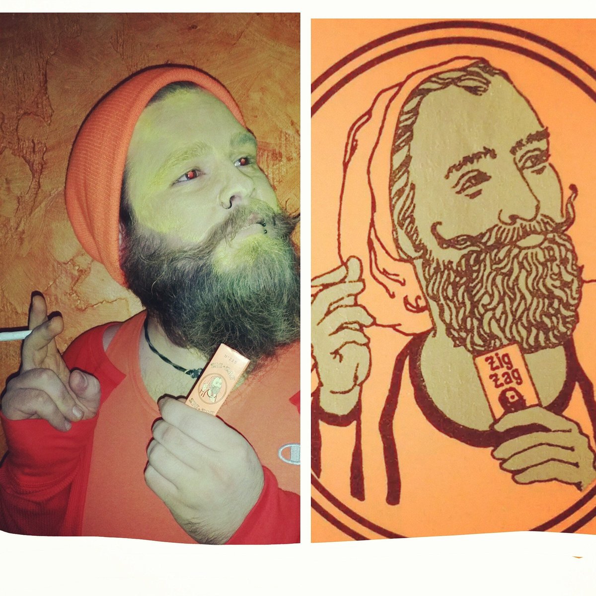 Zig-zag man costume.. Simple yet brilliant.